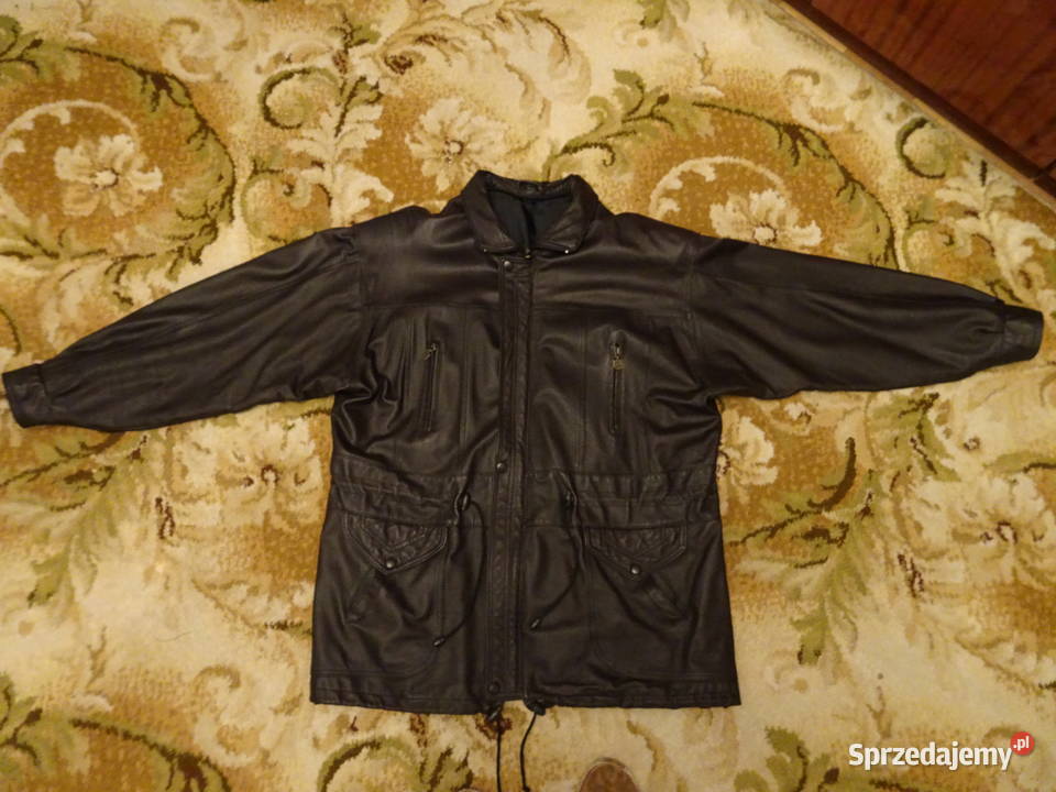 czarna skórzana kurtka męska XXL Warszawa