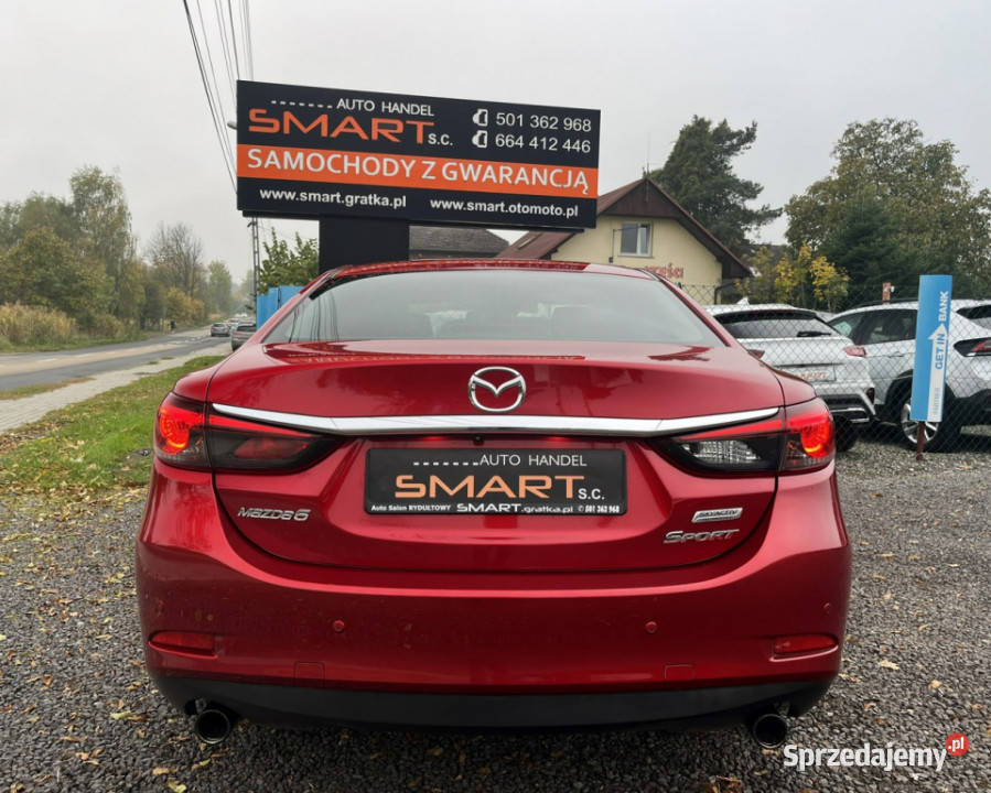 Mazda 6 Salon Navi Kamera BOSE Skóry Jedyna 102 ABS Rydułtowy