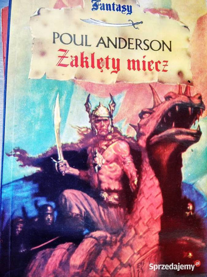 Zaklęty miecz Anderson fantasy antykwariat Warszawa sprzedam