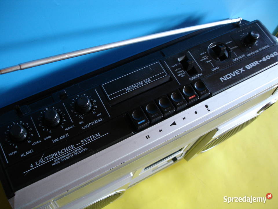 Radiomagnetofon NOVEX SRR4040 Zielona Góra sprzedam