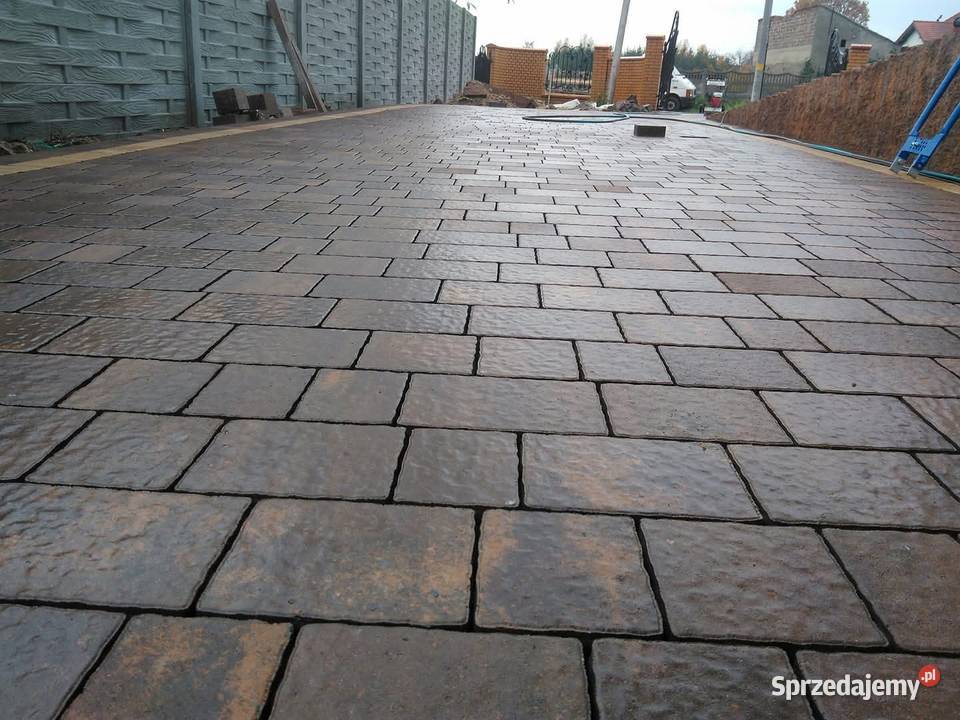 Brukarstwo układanie kostki brukowej kostka Piotrków Trybunalski