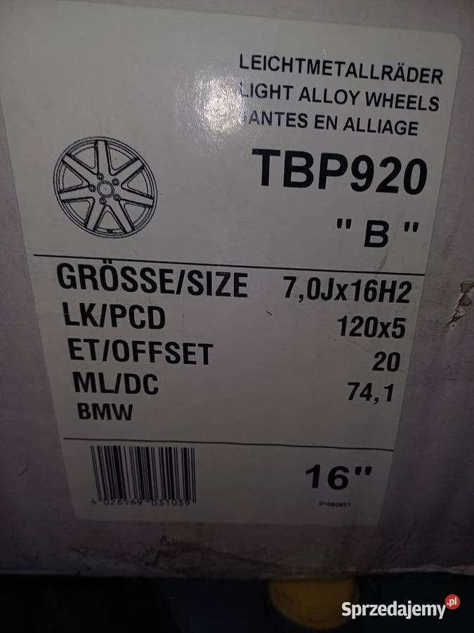 Falga KBA45529 5x120 7Jx16 ET20 BMW lubelskie Lublin