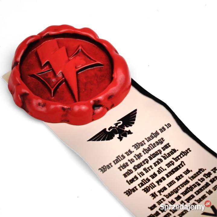 Purity Seal White Scars 8 Metal Żywica Przypinka