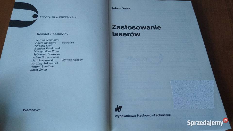 Zastosowanie laserów Adam Dubik Gdańsk