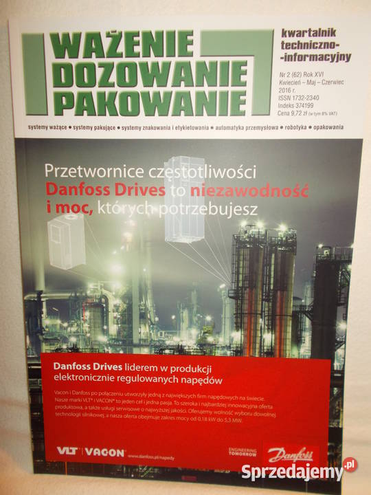WAŻENIE DOZOWANIE PAKOWANIE 120152201622017 Pozostałe