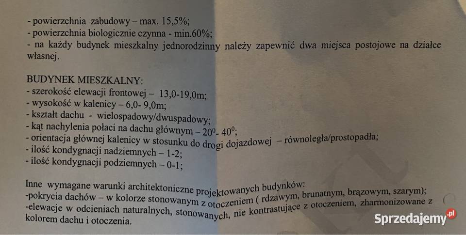 Horodniany Leśny Zakątekdziałka budowlana 1000m2
