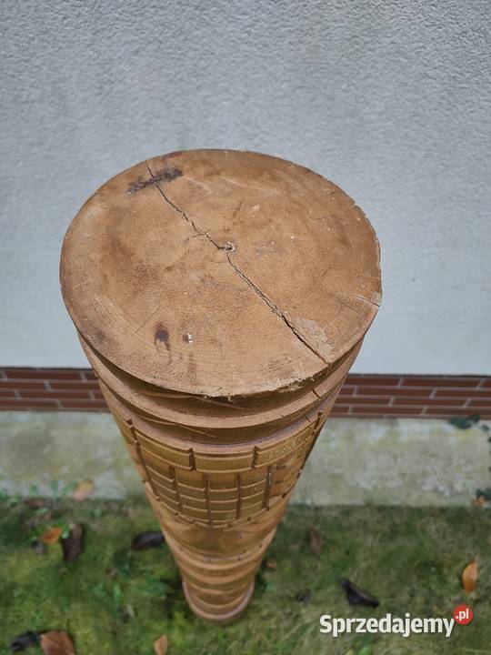 Totem Tiki Ręcznie wykonanany Duży Kościan
