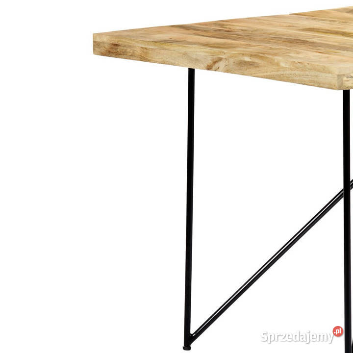 Stół jadalniany 180 x 90 x 76 lite drewno mango Warszawa