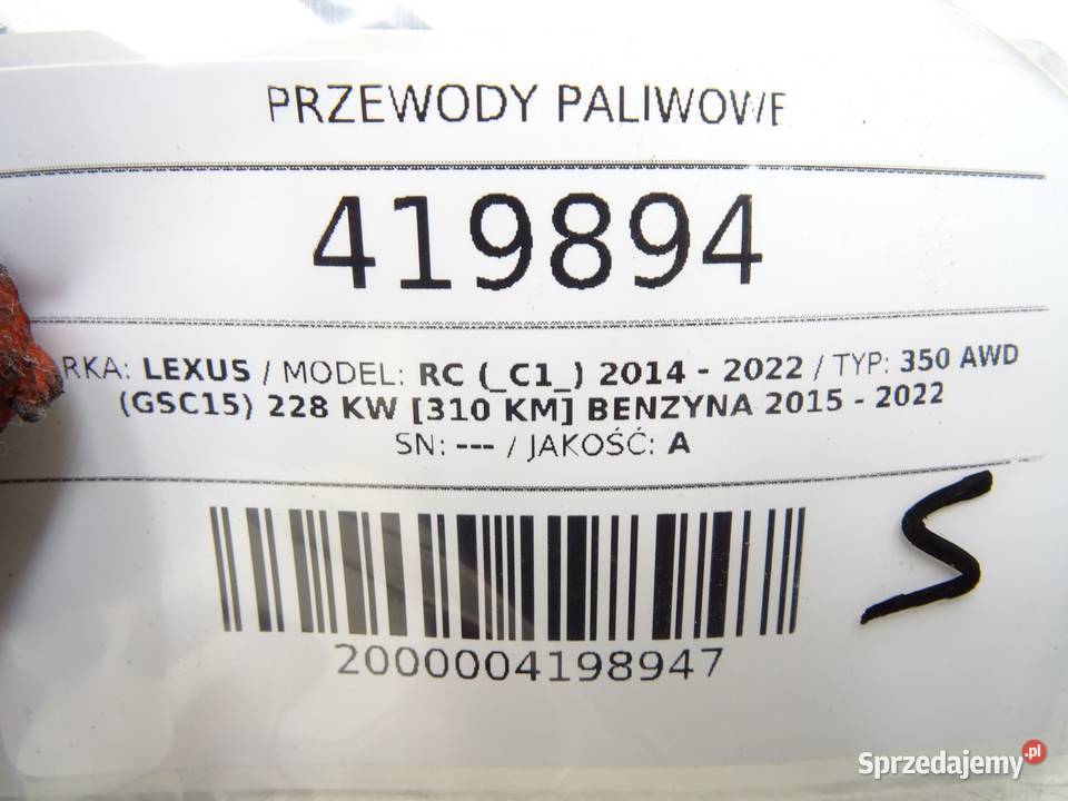 PRZEWODY PALIWOWE podkarpackie