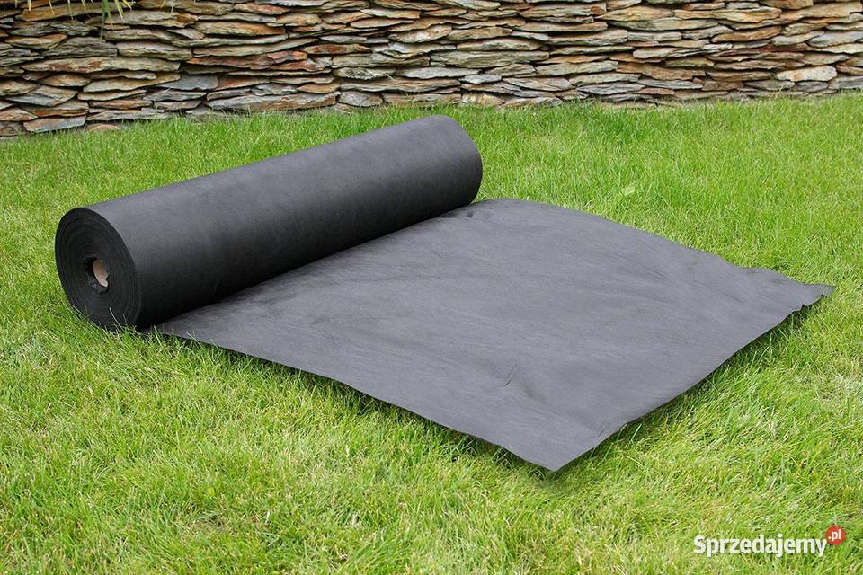 Agrowłóknina czarna przeciw chwastom 16x100m 50g sprzedam