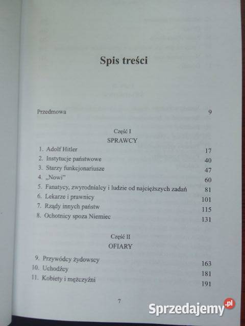 Sprawcy ofiary świadkowie Zagłada Żydów 19331939 Łódź sprzedam