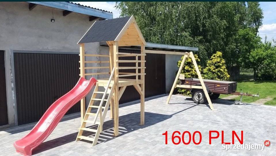 Nowy plac zabaw domek dzieci domek ogrodowy Piotrków Trybunalski