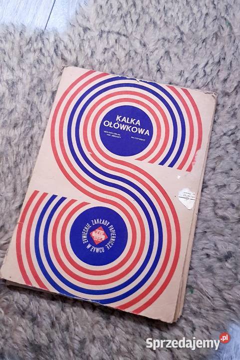 Stara NIE używana kalka ołówkowa śląskie Dąbrowa Górnicza