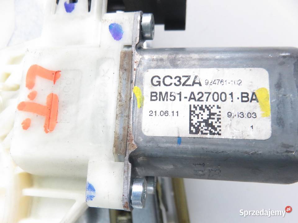 PODNOŚNIK SZYBY LEWY TYLNY FOCUS MK3 Mechanizmy opuszczania szyb