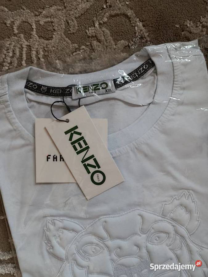 Tshirt męski Kenzo idealny na co dzień rozmiar Białystok
