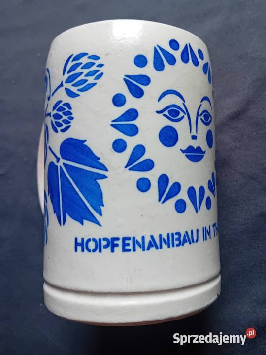 Ceramiczny kufel 05 L Hopfenanbau in Thringen Koźminek