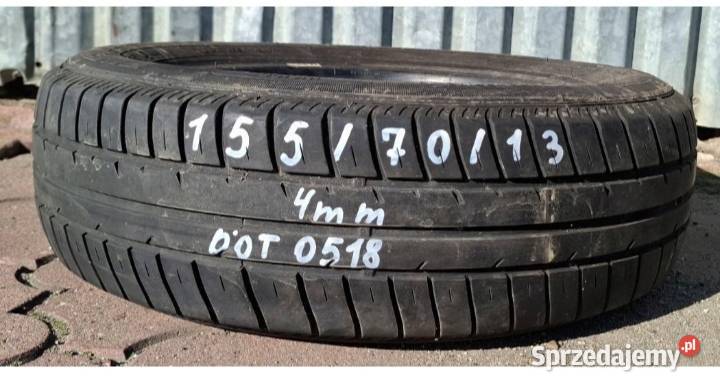 1 x Opona letnia Fulda EcoControl 15570R13 75 T