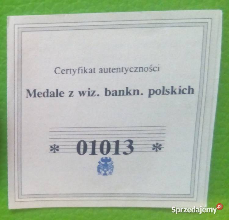 3 Monety z Banknotem Władysław Jagiełło Chrobry Sosnowiec