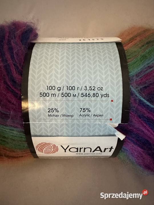 Włóczka Yarn Art Angora Active Color Numer 850 Zabrze sprzedam