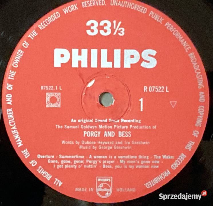 Porgy And Bess soundtrack Szczecin