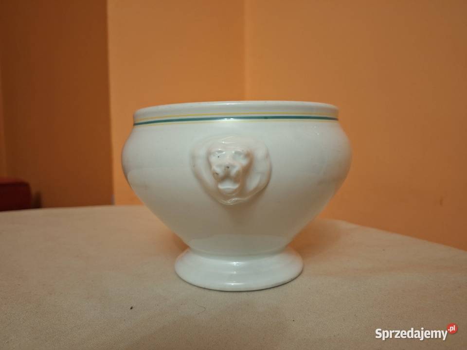 Biała waza porcelanowa Schnwald Szubin