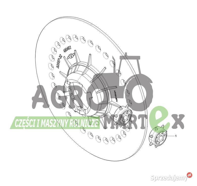 490457 4904571 TARCZA SIEWNA KUKU 3255P32 KIT Wichrów