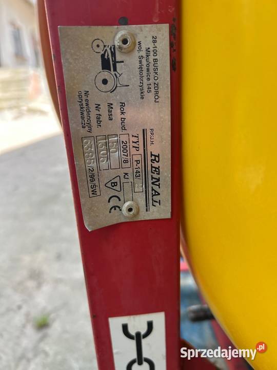 Opryskiwacz Renal 400l Skała