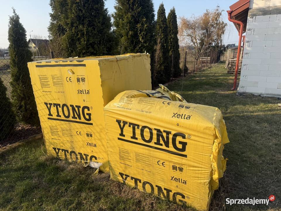 Ytong suporex beton komórkowy pustak bloczek mazowieckie