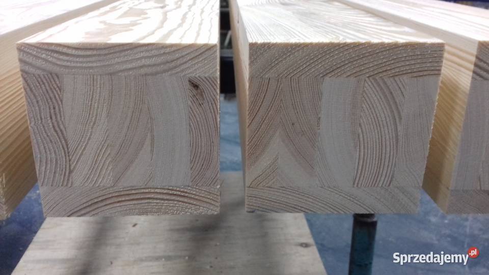 słupy 12x12 klejonka BSH 6 warstw Błotnica Strzelecka