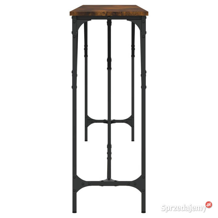 Stolik konsolowy przydymiony dąb 200x29x75 mazowieckie Warszawa