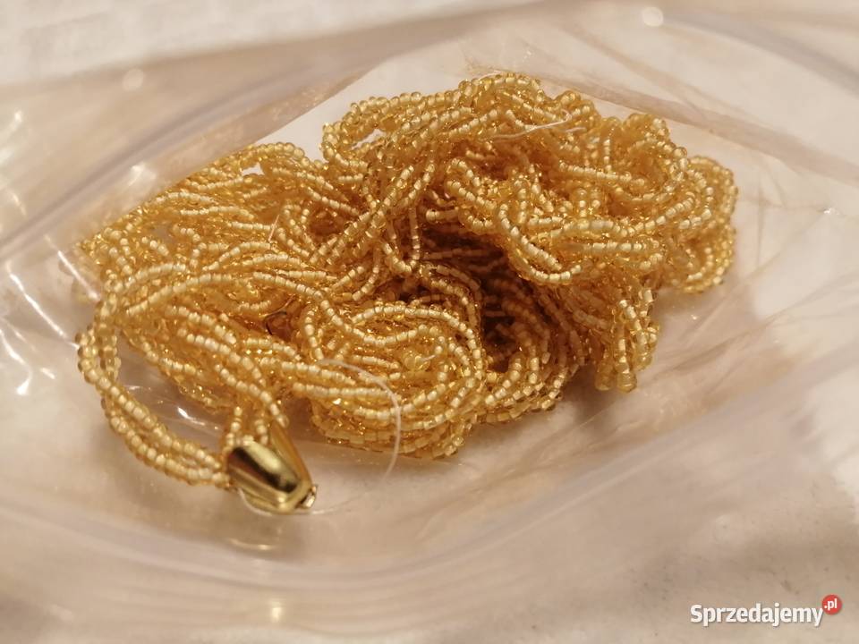 Koraliki 2mm przeźroczyste ecru 50g 16 Kreatywne sprzedam