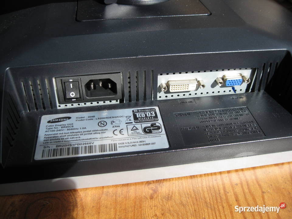 Monitor 20 Samsung SyncMaster 204B Wołomin