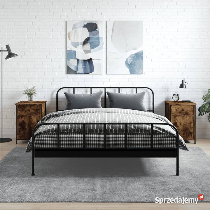 Szafki nocne 2 przydymiony dąb 40x42x60 WM825908