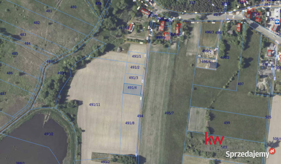 Sprzedaż gruntu 894m2 Strzelce