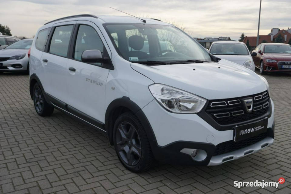 Dacia Lodgy 16SCe 102 Stepway 7os fVAT I światła do jazdy dziennej Lublin