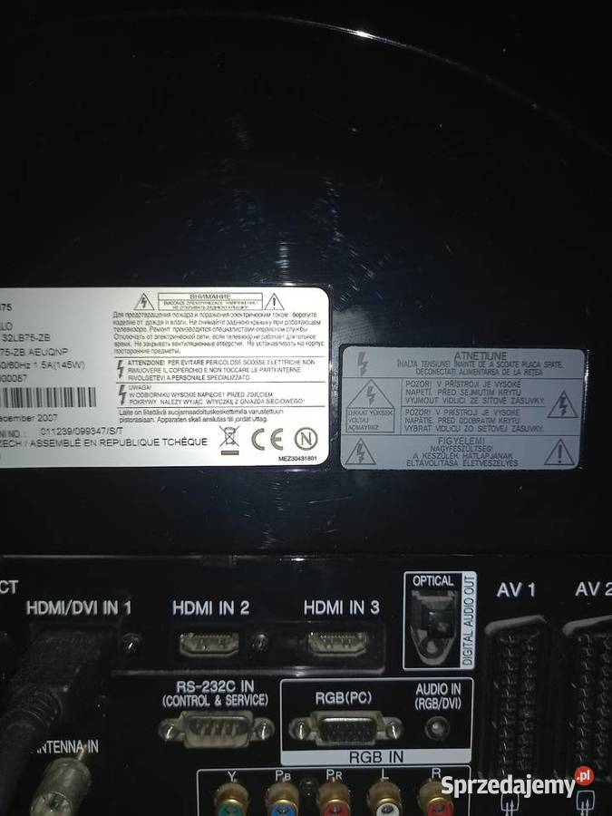 Telewizor LG model 32LB75 Rumia