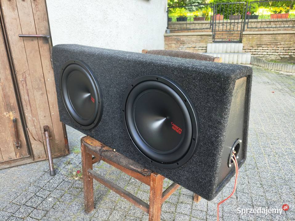 Skrzynia bassowa basowa tuba subwoofer dual 2x Niegowonice