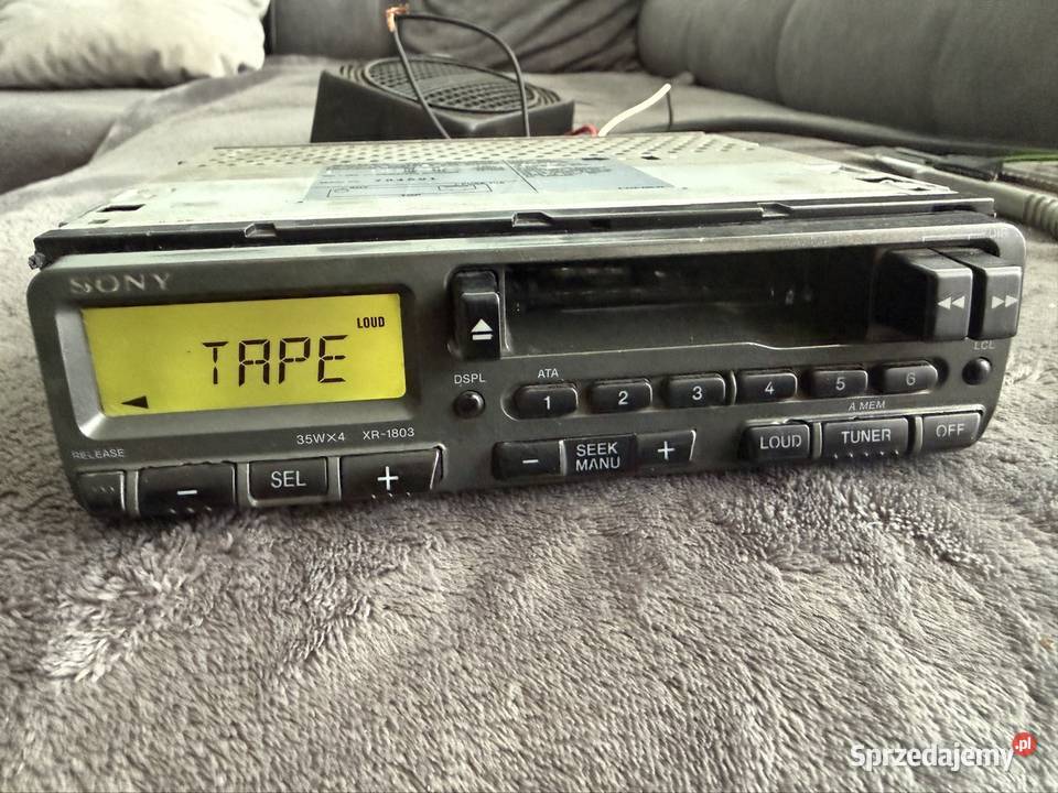Radiodtwarzacz samochodowy na kasety SONY XR1803 Sony Sosnowiec sprzedam