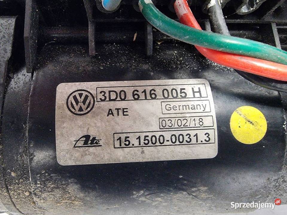 KOMPRESOR ZAWIESZENIA VOLKSWAGEN PHAETON osobowe