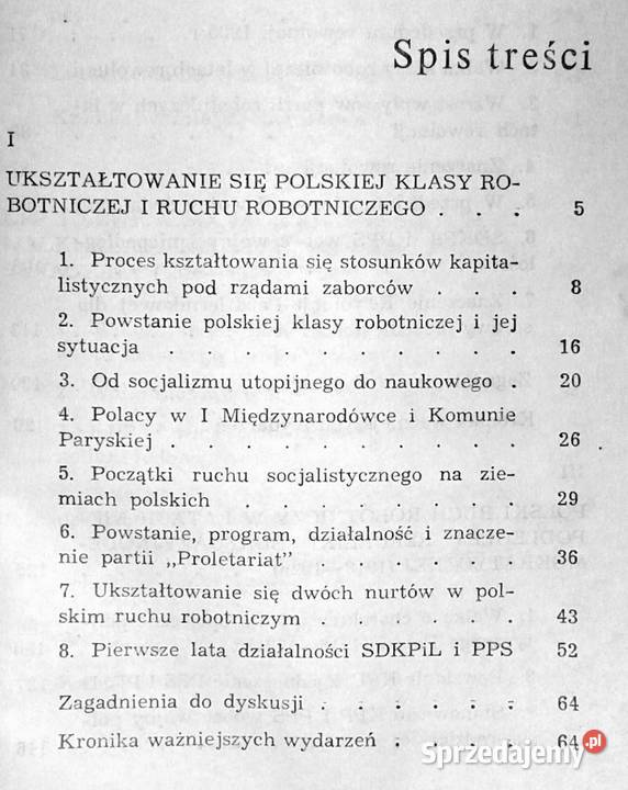 Z dziejów polskiego ruchu robotniczego Czesław miękka Chełm sprzedam