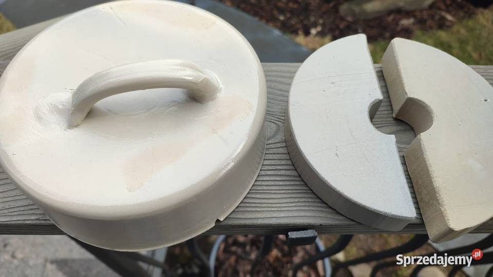 Garnek ceramiczny do kiszenia z pokrywką i
