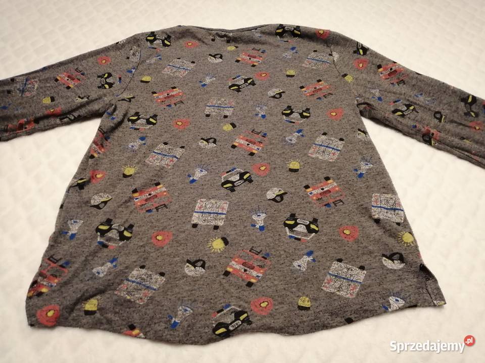 Koszulka chłopięca długi rękaw do spania KiK 104 Czeladź