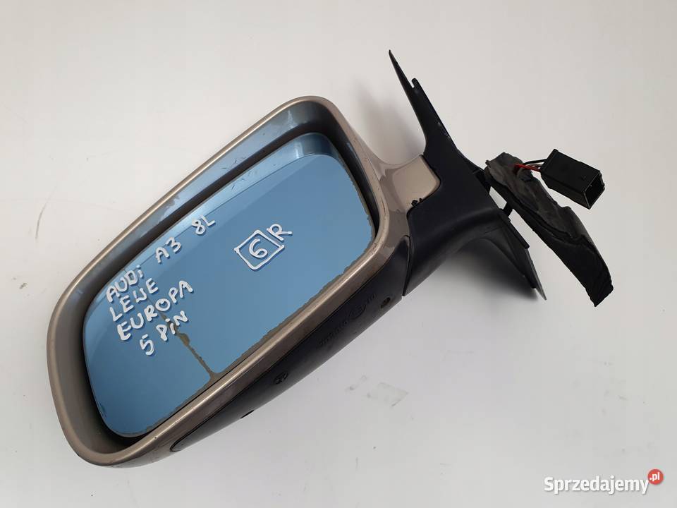 LUSTERKO Audi A3 8L 9603r LEWE KIEROWCY 5 Pin osobowe Rudka
