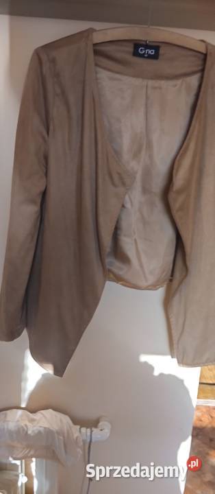 Krótki Kardigan beżowy Nysa
