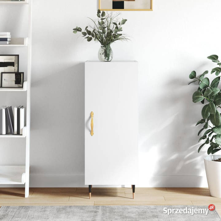 Szafka biała 345x34x90 materiał drewnopochodny