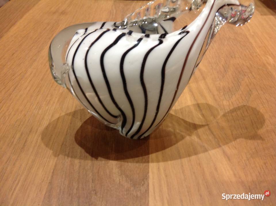 Zebra Figurka Szklana MURANO Vintage