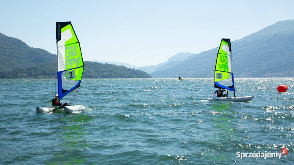 Czarter dmuchanego katamaranu Minicat Guppy Sporty wodne Kajetany
