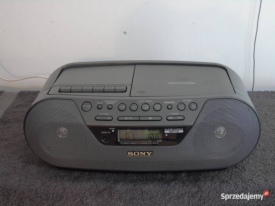 Radio odtwarzacz z CD mp3 AUX Sony CFDS07 Warszawa