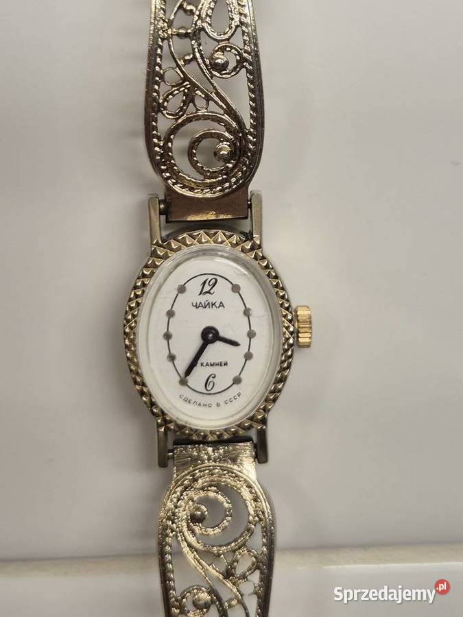 Damski ażurowy zegarek Czajka Chorzów