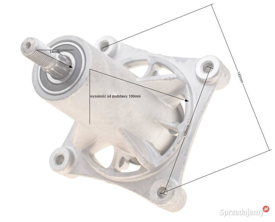 Adapter kosiarki HusqvarYTH Twin 4śruby RO11590 Opalenica sprzedam
